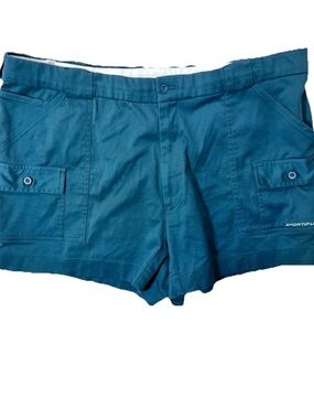 SPORTIF USA Men’s Original Teal Blue Cargo Boating Outdoor Sports Shorts Size 42